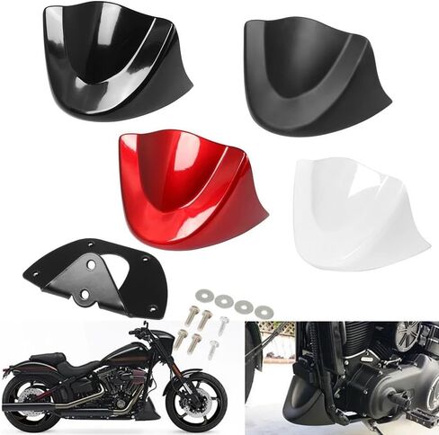 Spoiler Cover for Dyna for Fat for Bob for Wide Glide Fxd 2006-2017 Front Chin Spoiler Lower Air Dam Fairing Mudguard Cover in Saudi Arabia