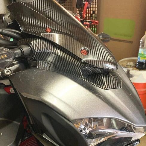 Spoiler Cover Front Fairing Aerodynamic Headlamp Upper Top Cover Fit for Kawasaki for Z 900 for Z900 2017 2018 2019 Motorcycle Air Instake Guard in Saudi Arabia