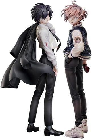 2PCS Dazai Osamu Figure 8.6‘’ BSD Nakahara Chuuya Teenagers Anime Figurine Model Desktop Collectibles Gifts in Kuwait