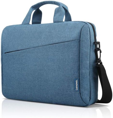 Lenovo Laptop Carrying Case T210 - Blue & Laptop Shoulder Bag T210, 15.6-Inch Laptop or Tablet, Sleek, Durable and Water-Repellent Fabric, Lightweight Toploader, Black in Saudi Arabia