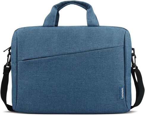 Lenovo Laptop Carrying Case T210 - Blue & Laptop Shoulder Bag T210, 15.6-Inch Laptop or Tablet, Sleek, Durable and Water-Repellent Fabric, Lightweight Toploader, Black in Saudi Arabia