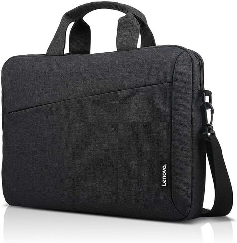 Lenovo Laptop Carrying Case T210 - Blue & Laptop Shoulder Bag T210, 15.6-Inch Laptop or Tablet, Sleek, Durable and Water-Repellent Fabric, Lightweight Toploader, Black in Saudi Arabia