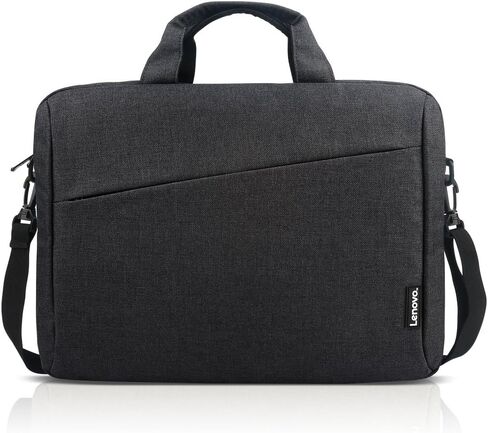 Lenovo Laptop Carrying Case T210 - Blue & Laptop Shoulder Bag T210, 15.6-Inch Laptop or Tablet, Sleek, Durable and Water-Repellent Fabric, Lightweight Toploader, Black in Saudi Arabia