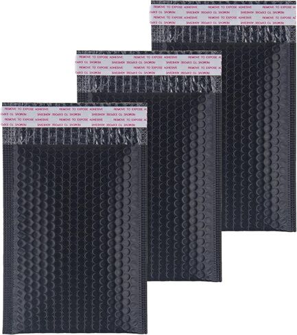 Poly Bubble Mailers 4x7", Self Seal Adhesive Flap 1.57", Black Padded Envelopes, 120 pcs per boxes in Saudi Arabia