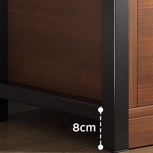 Bookcase Bookshelf Rack Floor-Standing Steel-Wood Multi-Layer Home Bookcase Storage Cabinet Storage Cabinet Library Shelf Display Rack Modern(120cm) in Saudi Arabia
