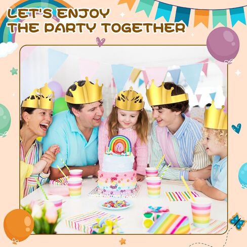 Nezyo 360 PCS Crowns Bulk King and Princess Crown Hats for Boys Girls Onvels Birthday Remplies Supplies Dust Shower in Saudi Arabia