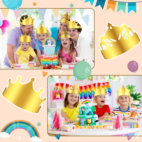 Nezyo 360 PCS Crowns Bulk King and Princess Crown Hats for Boys Girls Onvels Birthday Remplies Supplies Dust Shower in Saudi Arabia