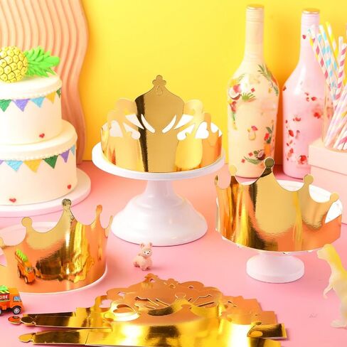 Nezyo 360 PCS Crowns Bulk King and Princess Crown Hats for Boys Girls Onvels Birthday Remplies Supplies Dust Shower in Saudi Arabia