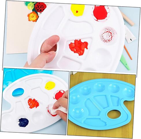 12Pcs Watercolor Pigment Mixing Trays Convenient Painting Pallet for Artists Beginners DIY Enthusiasts Smooth Surface Easy to Carry for Various Art Projects in Saudi Arabia