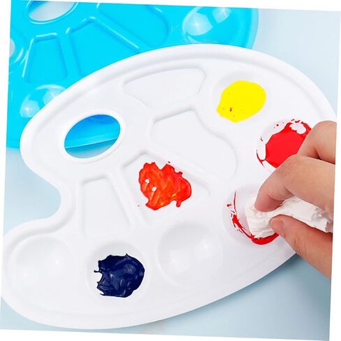12Pcs Watercolor Pigment Mixing Trays Convenient Painting Pallet for Artists Beginners DIY Enthusiasts Smooth Surface Easy to Carry for Various Art Projects in Saudi Arabia