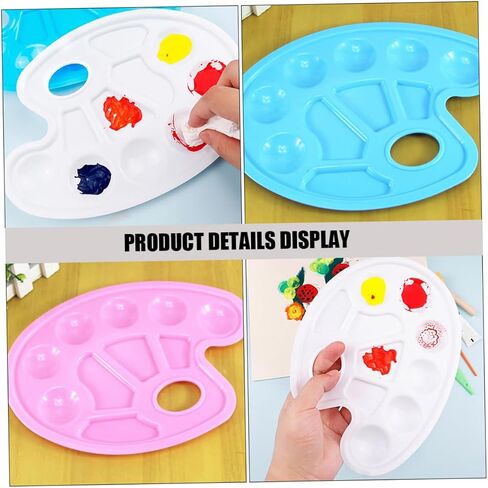 12Pcs Watercolor Pigment Mixing Trays Convenient Painting Pallet for Artists Beginners DIY Enthusiasts Smooth Surface Easy to Carry for Various Art Projects in Saudi Arabia