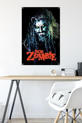 Trends International Rob Zombie - HellBilly Wall Poster, 22.375" x 34", Poster & Push Pin Bundle in Saudi Arabia