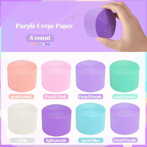 Wedding Party Decorations, 6 Rolls Sage Green Crepe Paper Streamers or Green Boho Wedding, Bridal Shower, Bachelorette, Woodland Party Supplies Decor in Saudi Arabia