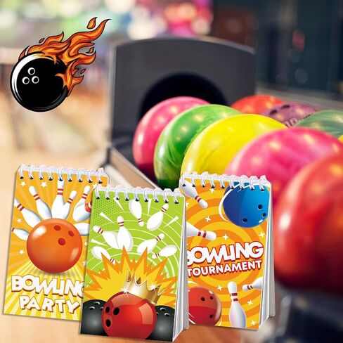 24 PCS Bowling Mini Notepads Sports Party Favors Goodie Bag Stuffers Notepads Mini Notebooks for Teens Teacher Classroom Reward in Saudi Arabia