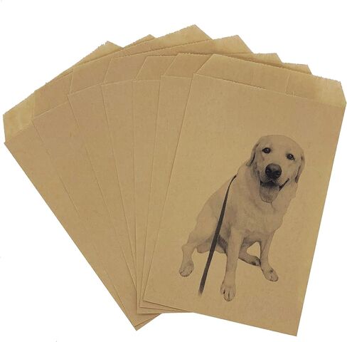 Quotidian Baby Pink Flat Medium Greaseproof Paper Bags 5" x 7" (13 x 17.8cm) Pack of 100 - Small Treat Wedding Confetti Tossing in Kuwait