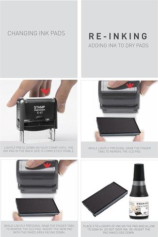 StampExpression - QC Approval Office Self Inking Rubber Stamp - Red Ink (A-5852) in Saudi Arabia