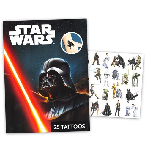 حزمة حرب Star Wars Party Favors للأطفال - 75 الوشم المؤقت الفردي المؤقت للحفلات والاحتفالات والمزيد | إمدادات حفلات حرب النجوم للبنين والبنات in Saudi Arabia