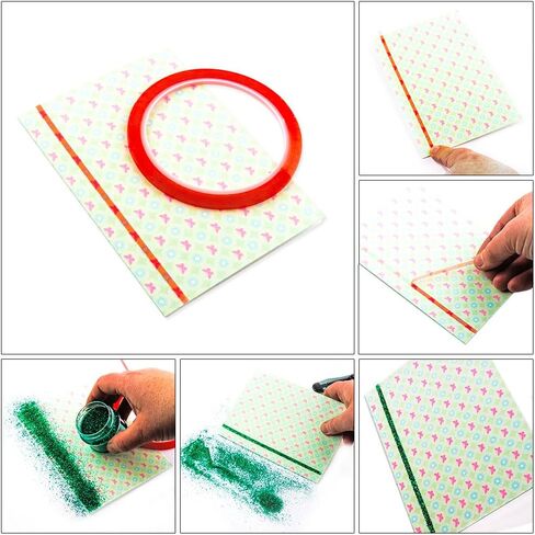 Home & Hobby Red Line شريط مزدوج على الوجه 1/8 " in Saudi Arabia