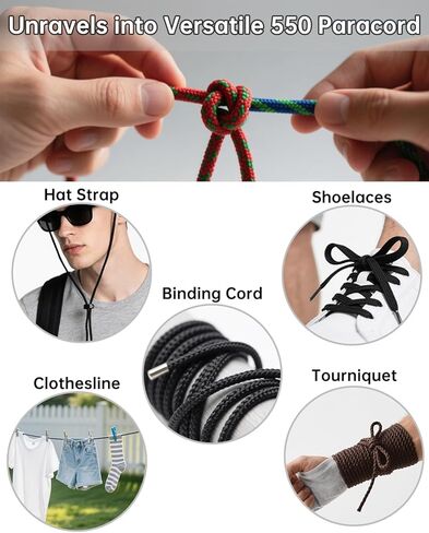 Heavy Duty Paracord Lanyards for Keys, Braided Key Lanyards for ID Badges, Tactical Rope Keychain Necklace for Men Women, Cell Phone Car Key Camera Whistle, Traveling, Black in Kuwait