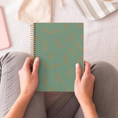 Miquelrius - Notebook A5 (148 x 210 mm), Horizontal Stripes 7 mm, 120 Sheets of 70 g/m², Cardboard Cover with Copper Details, 4 Colour Stripes, Copper Spiral, Feeling Mallorca Collection, Sheets in Saudi Arabia