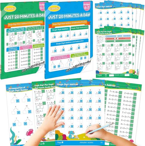2Pack Total 112 Pages Multiplication and Division Workbook, Single Double & Triple Digit Math Worksheets for Grade 2-5, Multiplication &Division Practice Worksheets for Daily Exercise Back to School in Saudi Arabia