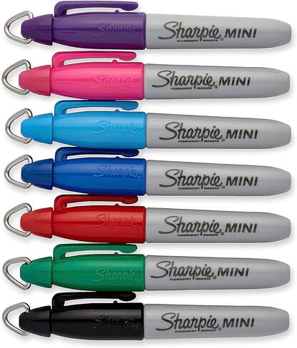 SHARPIE Mini Permanent Markers, Fine Point, Assorted Colors, 72-Count Canister in Saudi Arabia