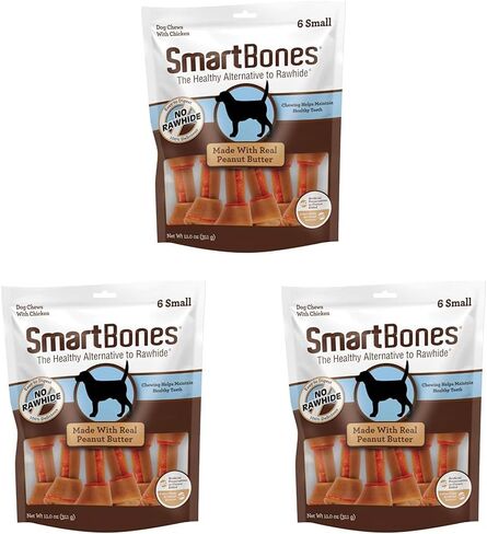 SmartBones Small Chews, Treat Your Dog to a Rawhide-Free Chew Made with Real Meat and Vegetables in Saudi Arabia