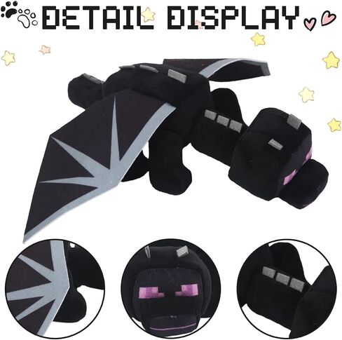 لعبة Pixel-style Plushies Basic Process Animal Mine-Worlworld Toy Soft Toy ، وأقحان مستوحاة من ألعاب الفيديو. in Kuwait