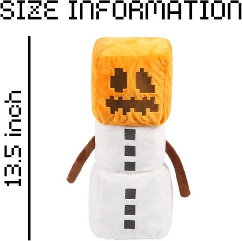 Pixel-Style Plushies Game Basic Stuffed Animal Mineworld Character Soft Toy, Video Game-Inspired Collectible Plushies in Saudi Arabia
