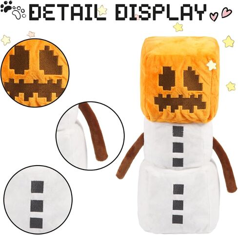 Pixel-Style Plushies Game Basic Stuffed Animal Mineworld Character Soft Toy, Video Game-Inspired Collectible Plushies in Saudi Arabia
