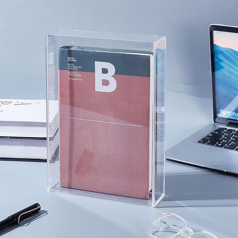 AHHANDMaker Acrylic Book Display Case ، Wall Mount Clear Display Case للكتاب المقدس ، مربع منظم Case Protector Flower للكتب القابلة للتحصيل ، مجوهرات المجوهرات (7x10x2 بوصة) in Saudi Arabia