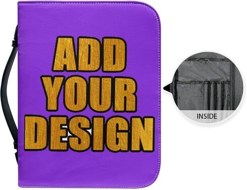 Personalized Bible Cover Case for Women Bible Holder Leather Book Case with Handle Gift for Men Protective Bag for Bible Study Supplies Style21 in Saudi Arabia