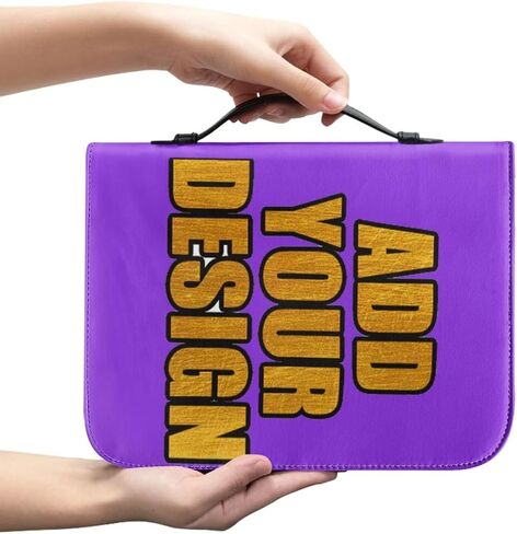 Personalized Bible Cover Case for Women Bible Holder Leather Book Case with Handle Gift for Men Protective Bag for Bible Study Supplies Style21 in Saudi Arabia