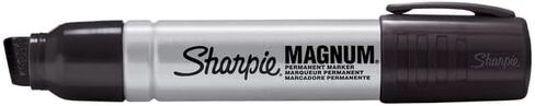 Sharpie Pro Magnum Heavy Dicker Garge Markers - Pack of 2 - Tear Wide Widge Tip - حبر أسود in Saudi Arabia