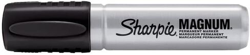 Sharpie Pro Magnum Heavy Dicker Garge Markers - Pack of 2 - Tear Wide Widge Tip - حبر أسود in Saudi Arabia