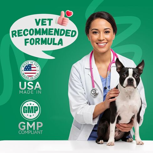 Furrolika Multivitamin Chews للكلاب - فيتامينات الكلاب والمكملات الغذائية مع الجلوكوزامين ، الشوندرويتين ، الإنزيمات الهضمية ، البروبيوتيك - الورك والمفاصل ، الجهاز المناعي ، دعم الجلد والمعطف - 60 مضغًا ناعمًا in Kuwait