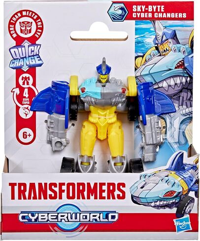 Transformers Cyberworld Sky-Bete Cyber ​​Changers 4 بوصة ، وتغيير سريع في وضع السيارة ، وألعاب الروبوت للبنين والبنات 6 وما فوق in Saudi Arabia