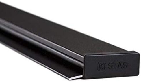 STAS papergrip - Restaurant Ticket Holder - Ticket Rail Bulletin bar - Poster Hanger - 59 inch (150 cm) (Black) in Kuwait