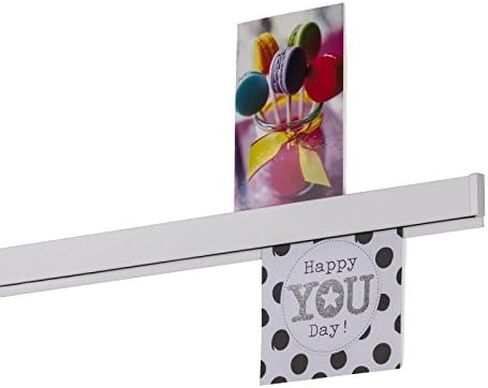 STAS papergrip - Restaurant Ticket Holder - Ticket Rail Bulletin bar - Poster Hanger - 59 inch (150 cm) (Black) in Kuwait