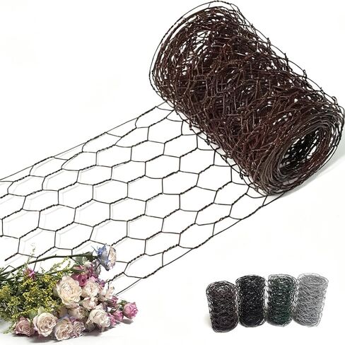 Floral Chicken Wire for Arrangements 4x196 Inch Chicken Wire Mesh Lightweight Craft Netting for Flower Arrangements Wedding Decor DIY Crafts Wreaths Centerpieces (Green) in Saudi Arabia
