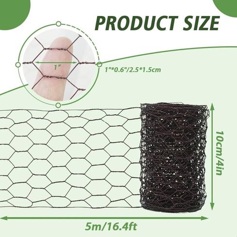 Floral Chicken Wire for Arrangements 4x196 Inch Chicken Wire Mesh Lightweight Craft Netting for Flower Arrangements Wedding Decor DIY Crafts Wreaths Centerpieces (Green) in Saudi Arabia