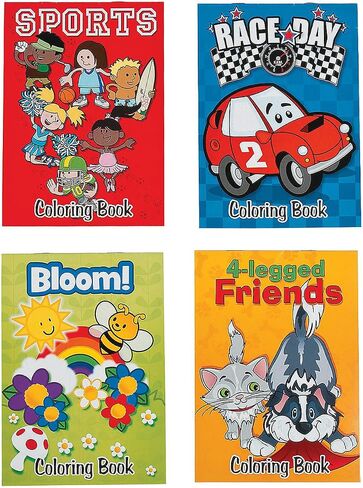 Fun Express - Everyday Fun Coloring Books (6 Dz) - Stationery - Activity Books - Coloring Books - 72 Pieces in Saudi Arabia