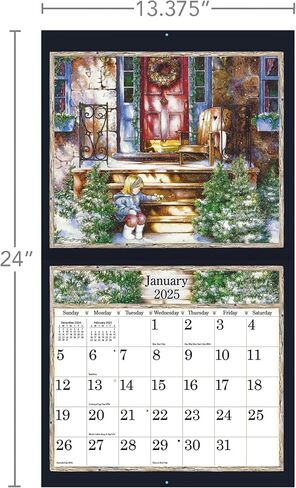 Lang Companies ، Country Welcome 2026 Wall Calendar by Laura Berry ، 13.4 '× 12' '، تقويم مدته 12 شهرًا مع ملزمة in Kuwait