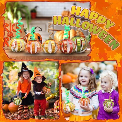 30 Set Fall Pumpkin Crafts Bulk Religious Christian Craft Kit DIY Autumn Paper Fall Tree Ornaments for Thanksgiving Halloween Home School Office Decorations Supplies(Classic) in Saudi Arabia