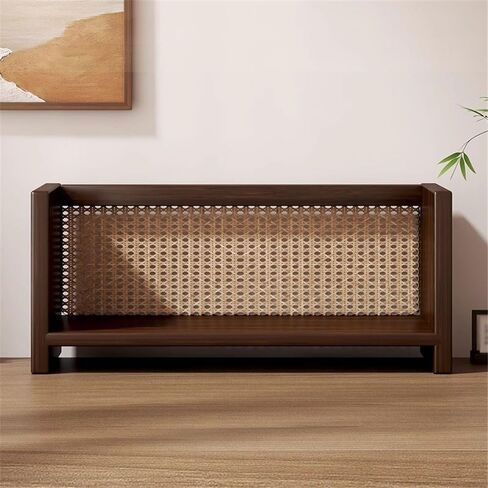 Bookcase Walnut Colour Desktop Bookshelf, Wooden Storage Shelves, Stackable Storage Organizer, for Office Living Room Bedroom Modern(L60xW20xH25 cm) in Saudi Arabia