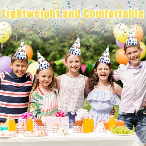قبعات الحفلات 12 PCS Canrevel للأطفال والبالغين ، والملابس الرئيسية للحفلات ، وقبعات عيد ميلاد سعيد ، وزينة حفلة عيد ميلاد in Kuwait
