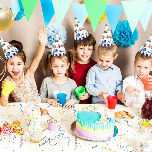قبعات الحفلات 12 PCS Canrevel للأطفال والبالغين ، والملابس الرئيسية للحفلات ، وقبعات عيد ميلاد سعيد ، وزينة حفلة عيد ميلاد in Kuwait