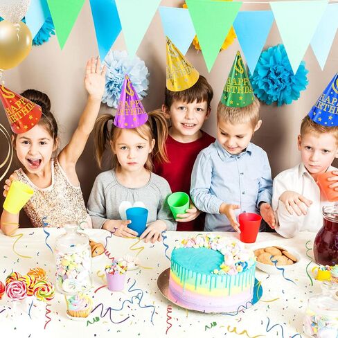 قبعات الحفلات 12 PCS Canrevel للأطفال والبالغين ، والملابس الرئيسية للحفلات ، وقبعات عيد ميلاد سعيد ، وزينة حفلة عيد ميلاد in Kuwait