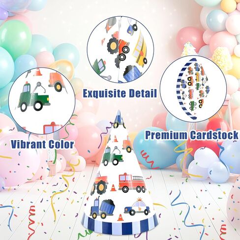 قبعات الحفلات 12 PCS Canrevel للأطفال والبالغين ، والملابس الرئيسية للحفلات ، وقبعات عيد ميلاد سعيد ، وزينة حفلة عيد ميلاد in Kuwait