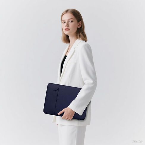 13 inch Laptop Sleeve Case for MacBook Air M4 M3 M2 M1 (2025-2018) & MacBook Pro M2 M1 (2025-2016), Vertical Polyester Computer Sleeve Bag with Pocket, Navy Blue in Saudi Arabia